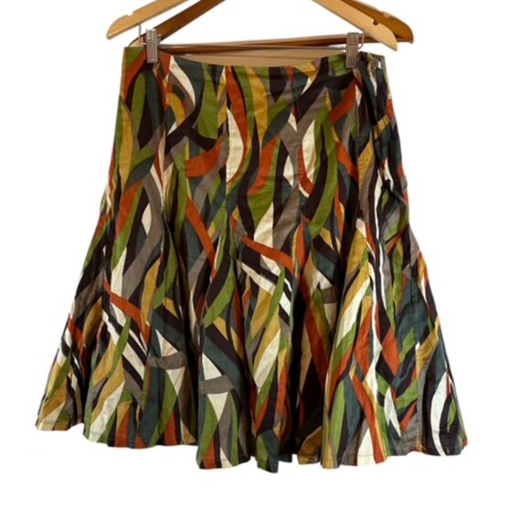 Cato Dresses & Skirts - Cato Boho Indian Southwestern Tribal Layered Flare Ruffle‎ Skirt Size 12